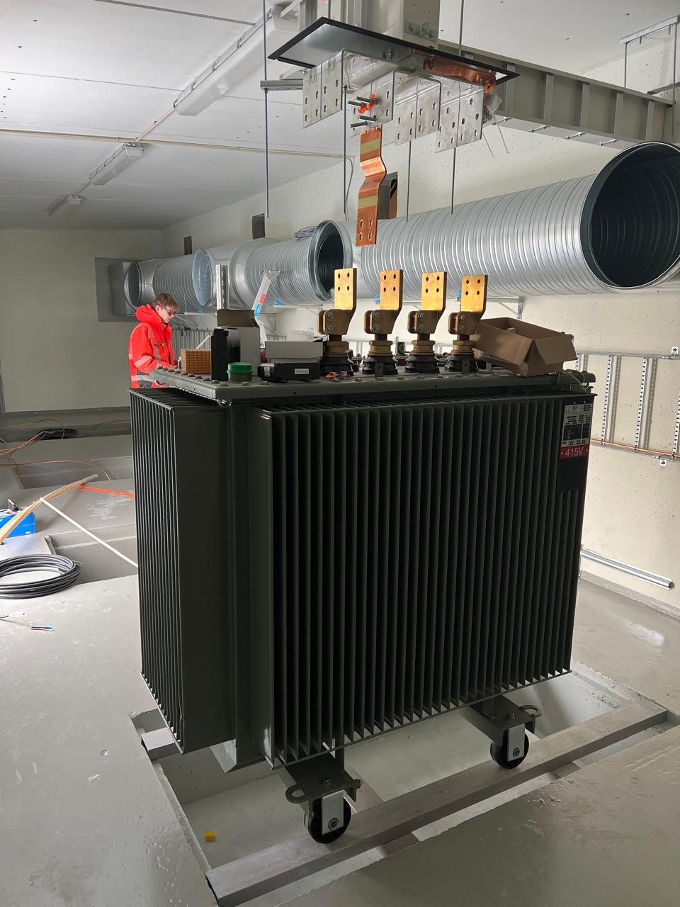 GoTech transformer and data center electrical installation